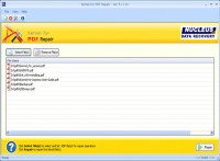   Recover PDF File