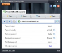   Excel Password Recovery Lastic