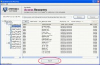   Access Recovery Tool for MS Access Data