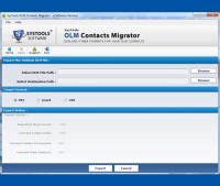   Migrate OLM address book to PST Files