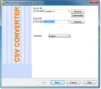   CSV to XML Converter