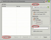   VeryPDF PDF to Word OCR Converter