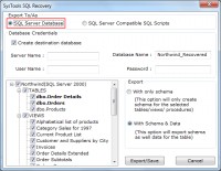   Recover SQL Database