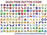   24x24 Free Button Icons