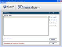   SysTools PDF Watermark Remover