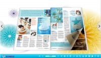   3D Page Flip book with Joyful Theme