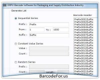  Barcode Generator for Transportation