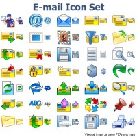   Email Icon Set for Bada