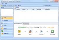   Open OST File in PST Outlook