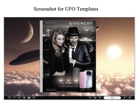 Скачать бесплатно UFO Template for Flip Book