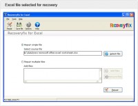   Recover Excel