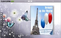   Flipping Book Themes of Butterfly Style