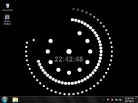  Animated Dots Clock Wallpaper