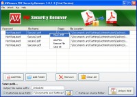   AWinware Pdf Secured Remover