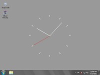   3D Analog Desktop Clock Wallpaper