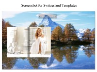 Скачать бесплатно Switzerland Template for Flip Book