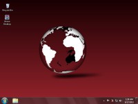   Animated Red Globe Wallpaper