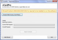   Import Multiple VCF Files to Outlook