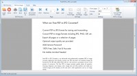   Free PDF to JPG Converter