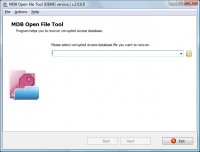   MDB Open File Tool