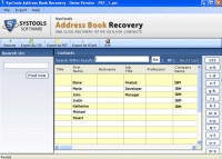   Recover PST Contacts into PST