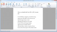   MediaProSoft Free PDF to JPG Converter