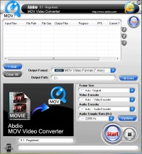   Abdio MOV Video Converter