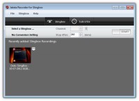   Jaksta Recorder for Slingbox for Windows