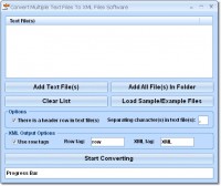 Скачать бесплатно Convert Multiple Text Files To XML Files Software