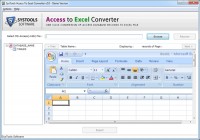   MS Access DB to MS Excel Tool