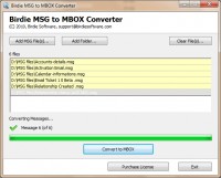   Import MSG to MBOX