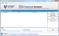   SysTools Email Duplicate Analyzer
