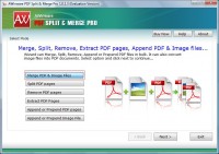   Acrobat pdf files Splitter Merger