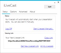   iLiveCast Presentation Broadcaster Windows