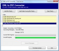   Conversion of EML to PST