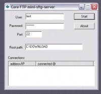   Core FTP Mini SFTP Server