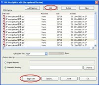   VeryPDF PDF Size Splitter