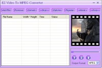   EZ Video To MPEG Converter