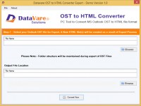   DataVare OST to HTML Converter Expert