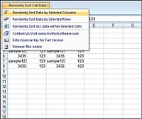   Get Excel Random Sort Order to randomly sort lists sort sequences cell ranges sort data and multiple rows and columns Software