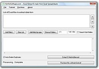 Скачать бесплатно Get Excel Extract Emails from Excel Spreadsheets