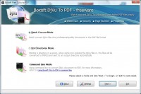   Boxoft Free DJVU to PDF freeware